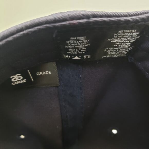 Go Embroidered AS Colour Grade Snapback Cap Black with Pink Mens/Womens - Picture 4 of 5